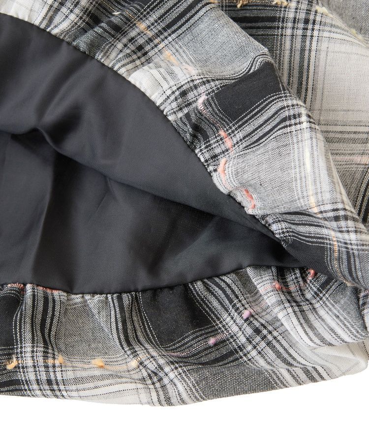 earth music&ecology「チェックパターンバルーンキャミビスチェ」|ベスト・ジレ|