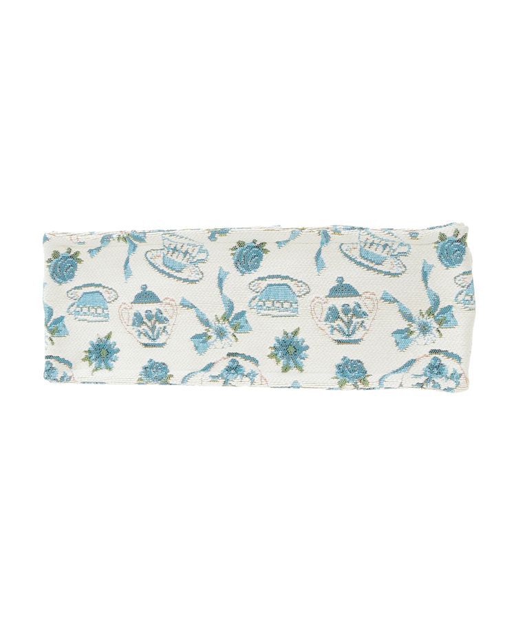 Maison de FLEUR「ティーカップ柄ゴブランスクエアトートバッグ」|トートバッグ|