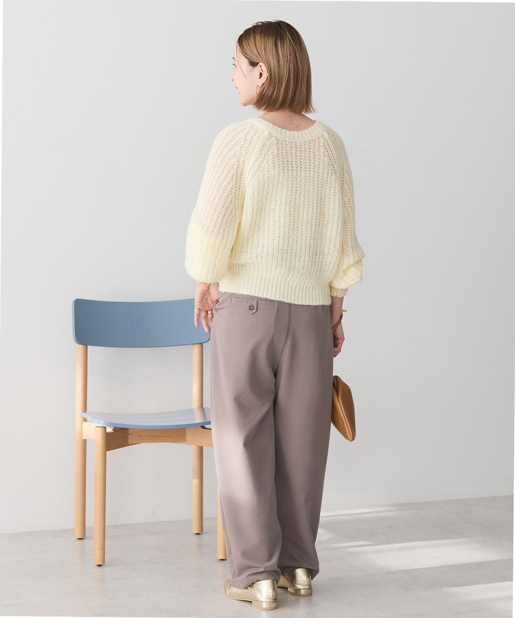 AMERICAN HOLIC「【2WAY】モヘヤ風甘編みカーディガン」|カーディガン|