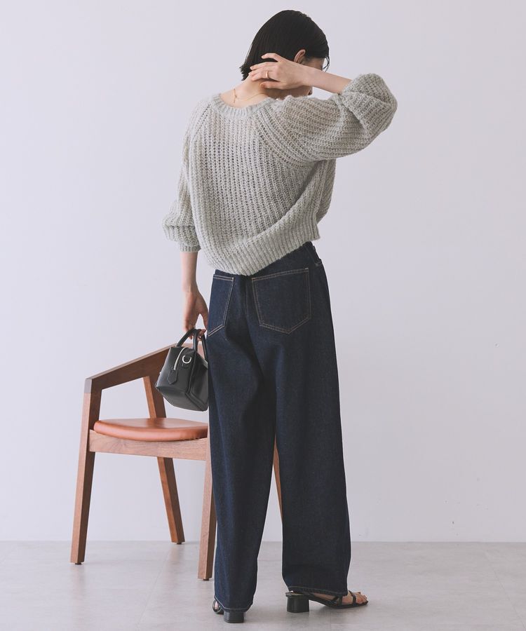 AMERICAN HOLIC「【2WAY】モヘヤ風甘編みカーディガン」|カーディガン|