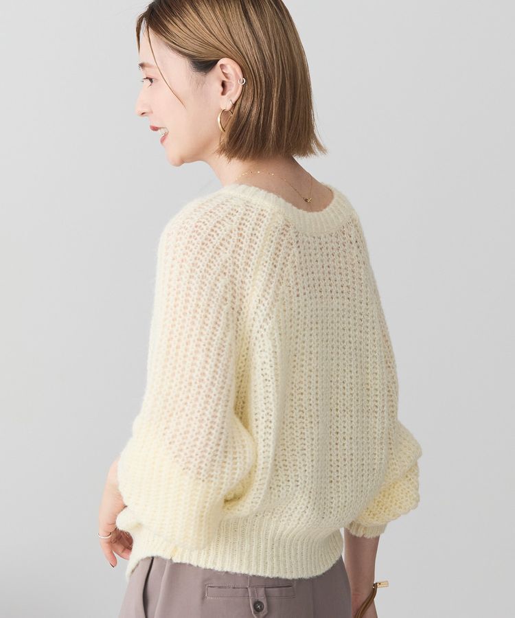 AMERICAN HOLIC「【2WAY】モヘヤ風甘編みカーディガン」|カーディガン|