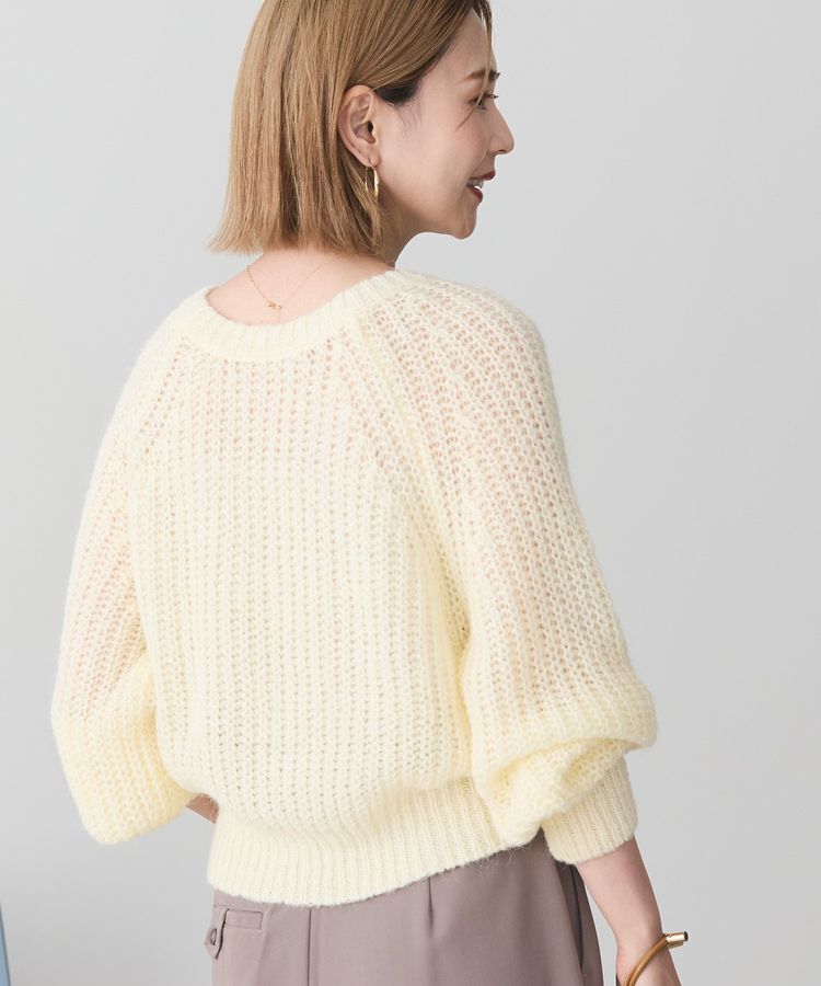 AMERICAN HOLIC「【2WAY】モヘヤ風甘編みカーディガン」|カーディガン|