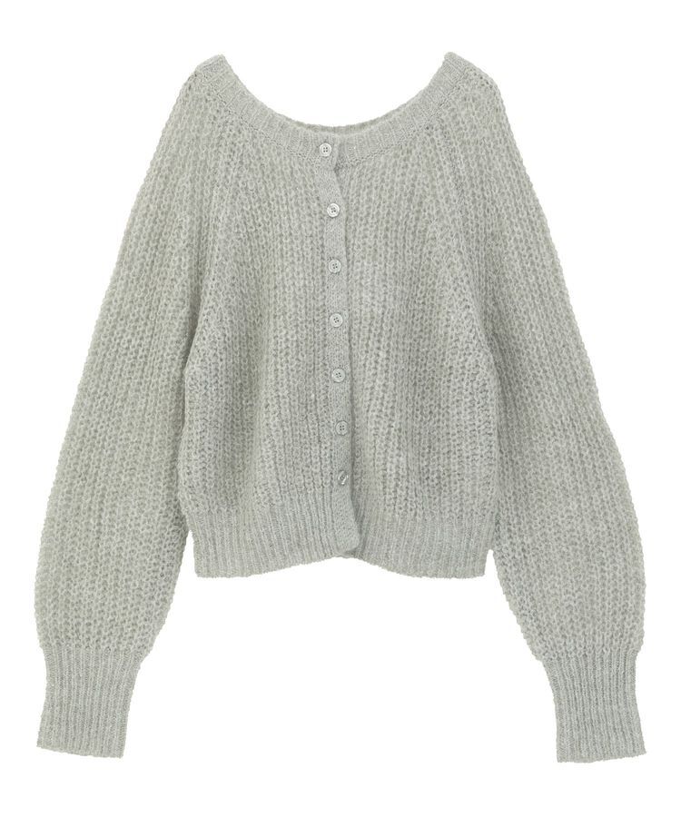 AMERICAN HOLIC「【2WAY】モヘヤ風甘編みカーディガン」|カーディガン|