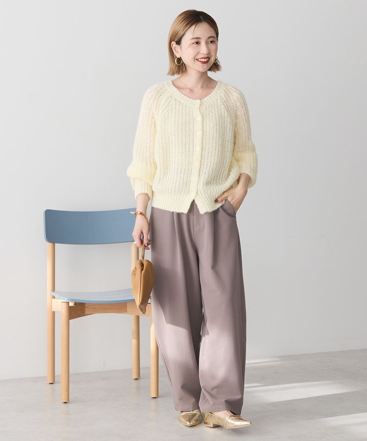 AMERICAN HOLIC「【2WAY】モヘヤ風甘編みカーディガン」|カーディガン|