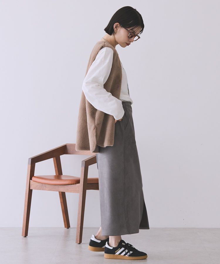 AMERICAN HOLIC「ヌバック調スカート」|スカート|
