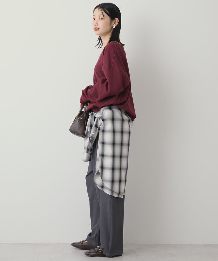 AMERICAN HOLIC「Vネックワンポイントロゴスウェットプルオーバー」|スウェット・ジャージ|