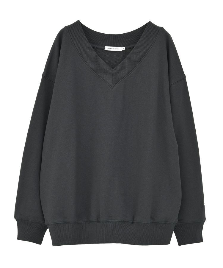 AMERICAN HOLIC「Vネックワンポイントロゴスウェットプルオーバー」|スウェット・ジャージ|