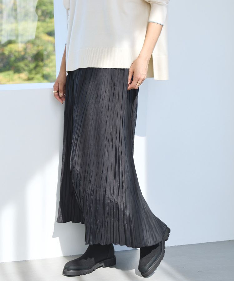 AMERICAN HOLIC「プリーツスカート」|スカート|Black