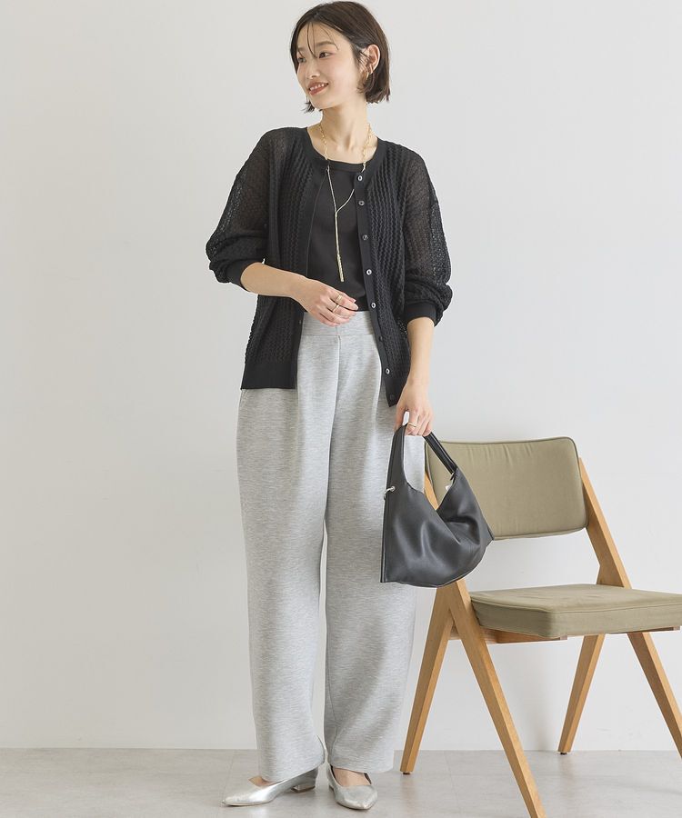 AMERICAN HOLIC「【前後2WAY】透かし編みニットカーディガン」|カーディガン|