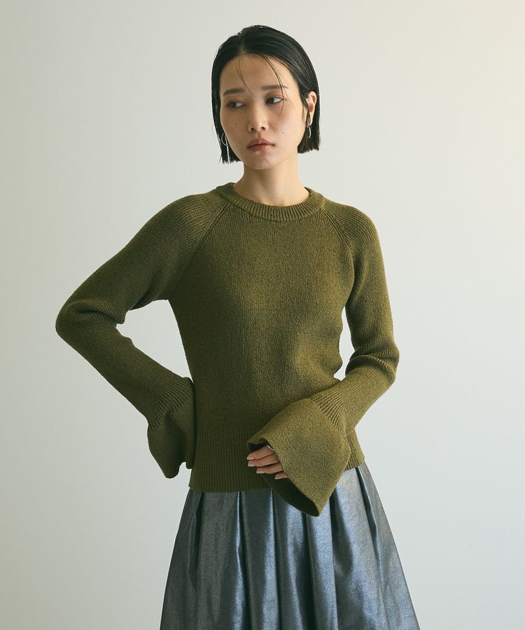 armonia「armonia.袖フレアニットプルオーバー」|ニット・セーター|