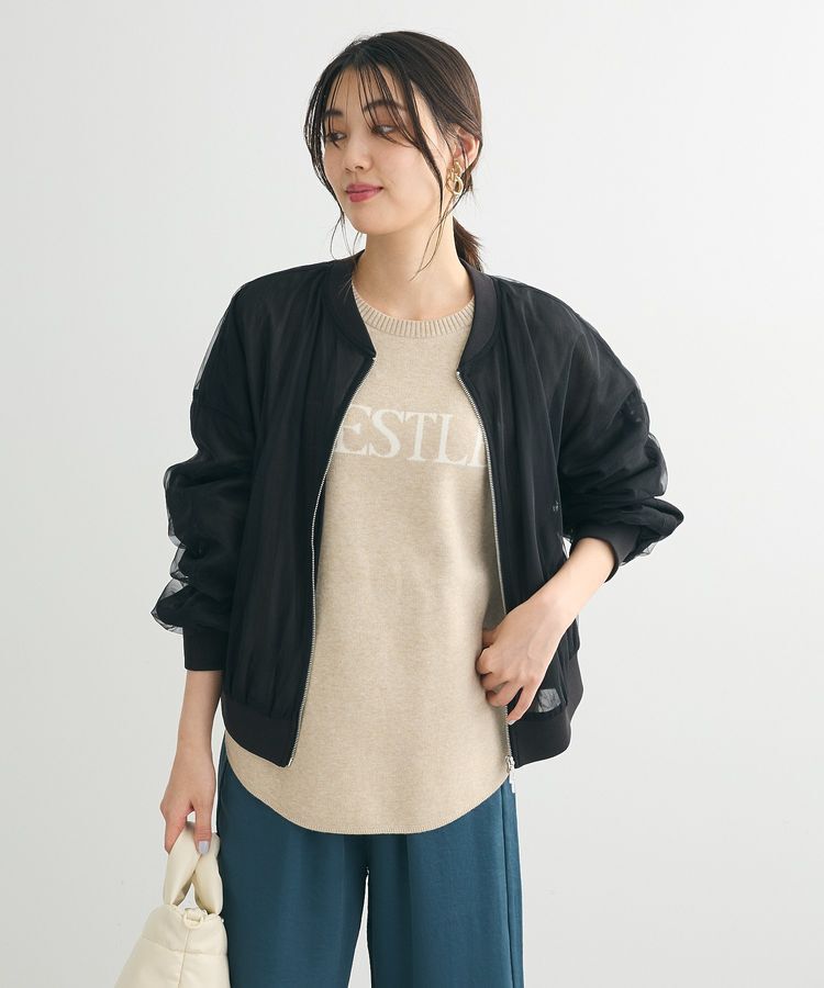 Green Parks「もちやわロゴニットプルオーバー」|ニット・セーター|