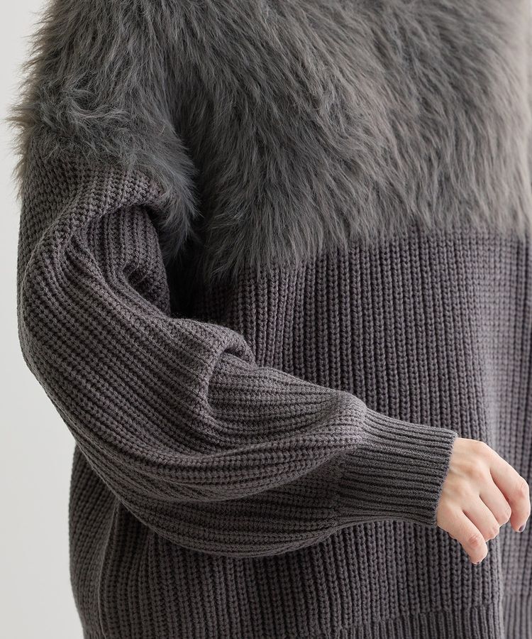 Green Parks「・Petit Fleur シャギーキリカエニット」|ニット・セーター|