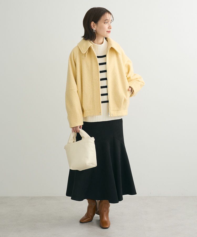 Green Parks「2WAYカラーコクーンブルゾン」|ブルゾン・スタジャン|