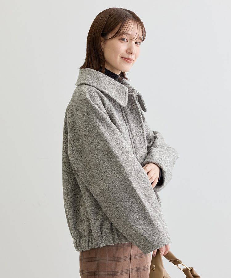 Green Parks「2WAYカラーコクーンブルゾン」|ブルゾン・スタジャン|