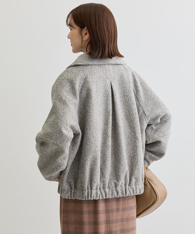 Green Parks「2WAYカラーコクーンブルゾン」|ブルゾン・スタジャン|