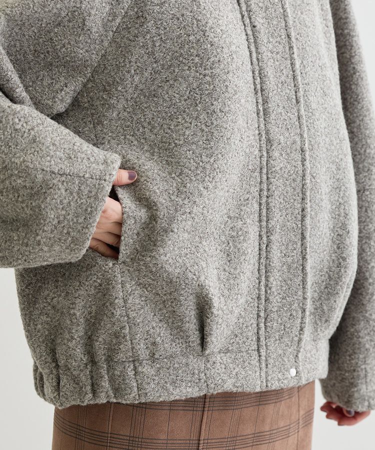 Green Parks「2WAYカラーコクーンブルゾン」|ブルゾン・スタジャン|