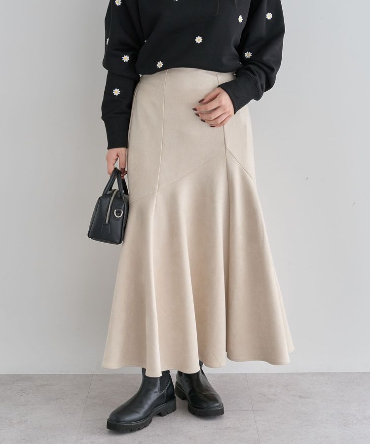 Green Parks「・ELENCARE DUE スエードポンチフレアスカート」|フレア|