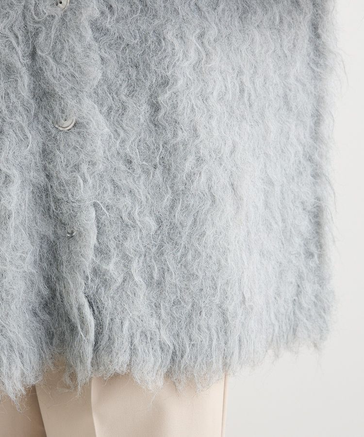 Green Parks「・swing by 2wayロング起毛カーディガン」|カーディガン|