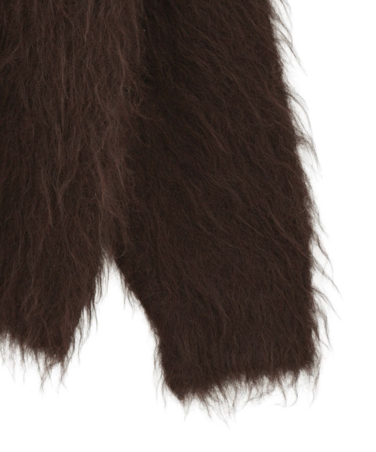 Green Parks「・swing by 2wayロング起毛カーディガン」|カーディガン|