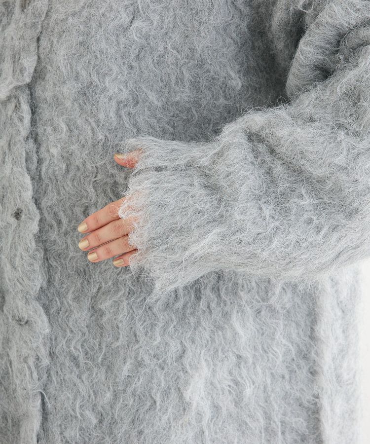 Green Parks「・swing by 2wayロング起毛カーディガン」|カーディガン|