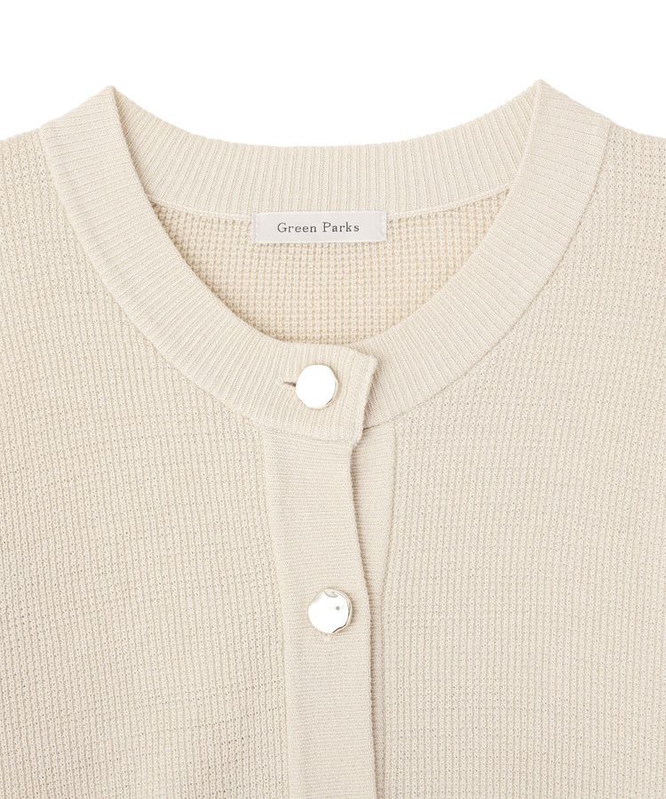 Green Parks「アンチピリング金ボタンニットカーディガン」|カーディガン|