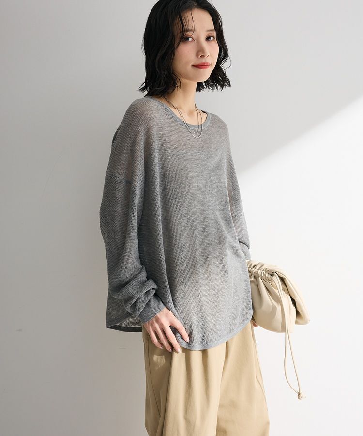 Green Parks「シアーニットプルオーバー」|ニット・セーター|