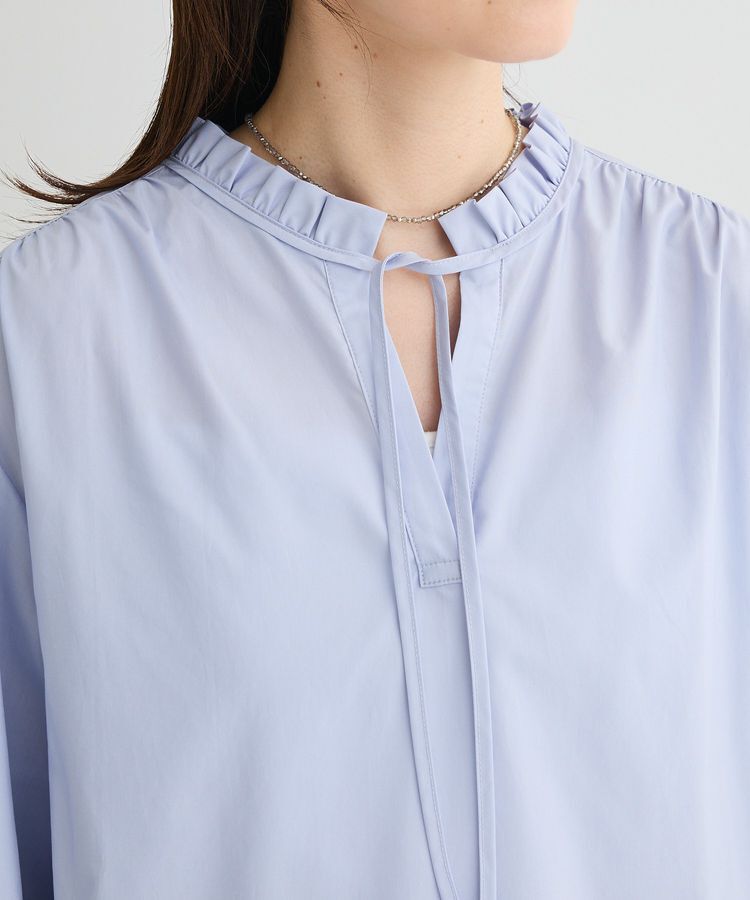 Green Parks「2wayフリルハイネックブラウス」|シャツ・ブラウス|