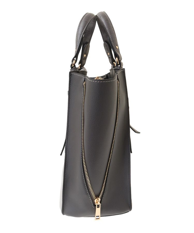 YECCA VECCA「【A4対応】2way配色ZIPデザインバッグ」|トートバッグ|