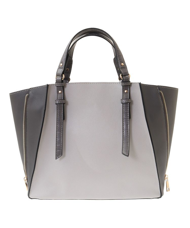 YECCA VECCA「【A4対応】2way配色ZIPデザインバッグ」|トートバッグ|