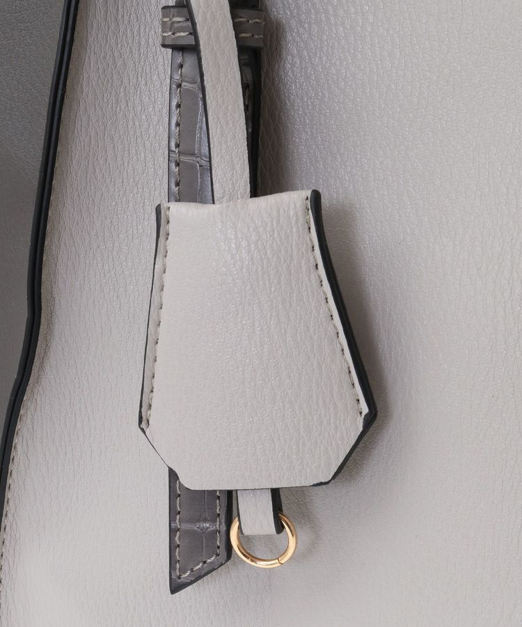 YECCA VECCA「【A4対応】2way配色ZIPデザインバッグ」|トートバッグ|