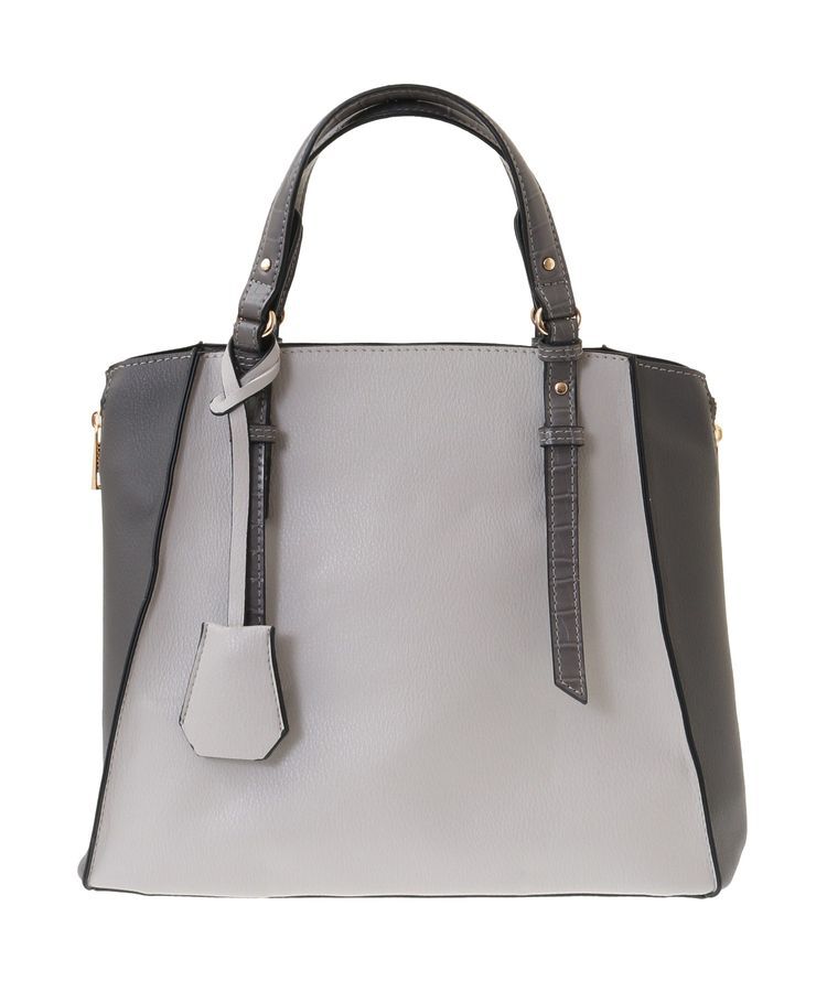 YECCA VECCA「【A4対応】2way配色ZIPデザインバッグ」|トートバッグ|