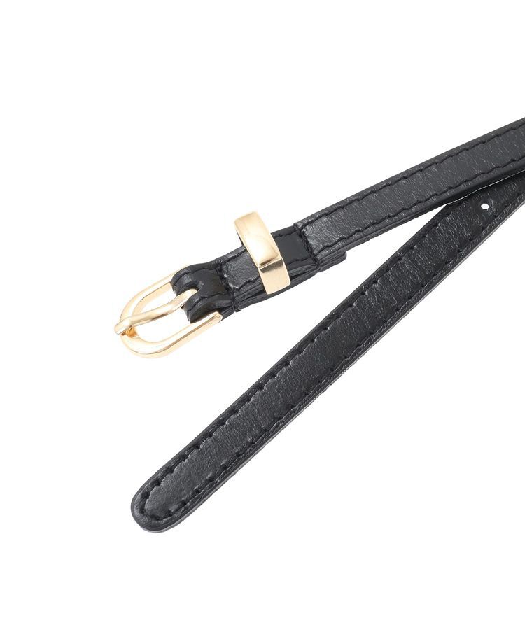 YECCA VECCA「ゴールドバックル細ベルト」|ベルト|