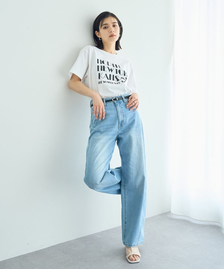 YECCA VECCA「ゴールドバックル細ベルト」|ベルト|