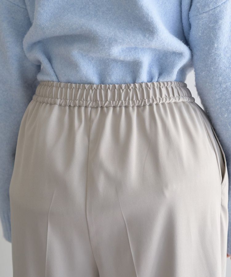 YECCA VECCA「裏起毛サテンリラックスパンツ」|その他|
