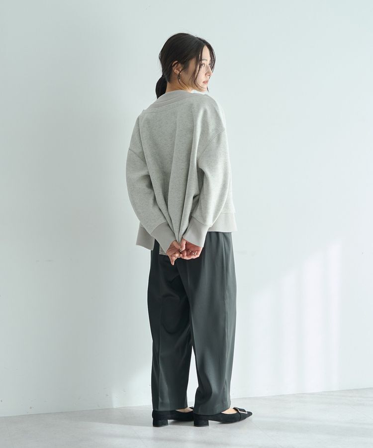 YECCA VECCA「裏起毛サテンリラックスパンツ」|その他|