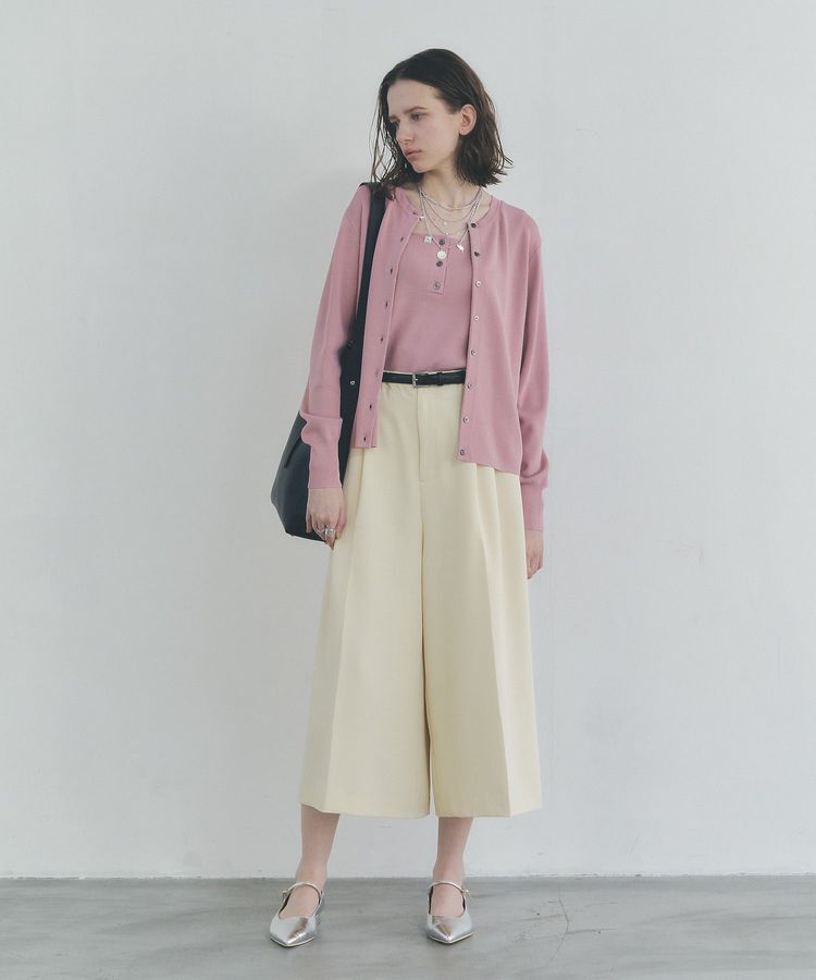 YECCA VECCA「ベルトSETクロップド丈パンツ」|その他|