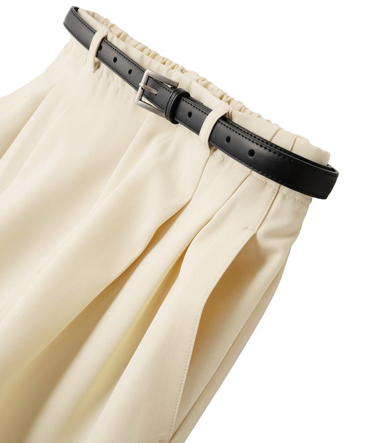 YECCA VECCA「ベルトSETクロップド丈パンツ」|その他|