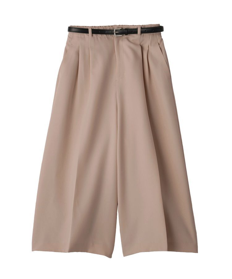 YECCA VECCA「ベルトSETクロップド丈パンツ」|その他|