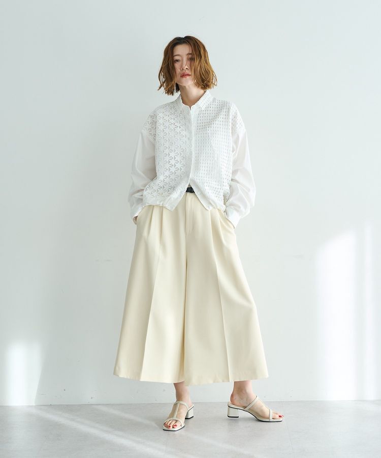 YECCA VECCA「ベルトSETクロップド丈パンツ」|その他|