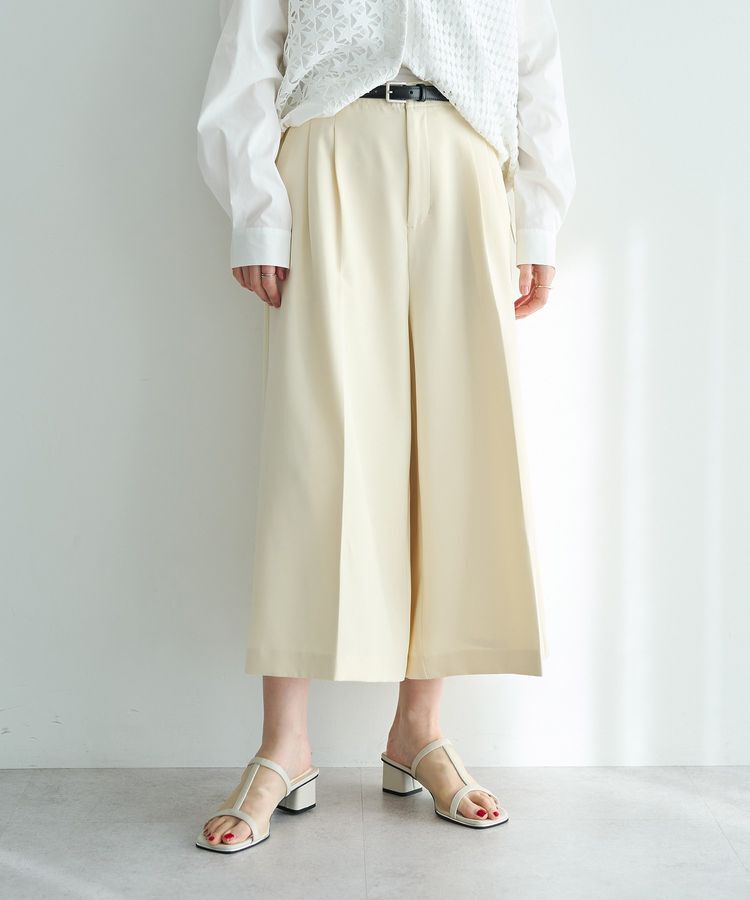 YECCA VECCA「ベルトSETクロップド丈パンツ」|その他|