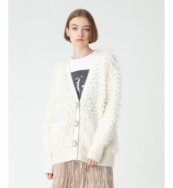 LOULOU WILLOUGHBY「【LOULOU WILLOUGHBY】トイプードルカーディガン」|カーディガン|