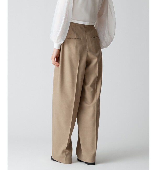 allureville「ギャバタックモダンワイドパンツ」|その他|