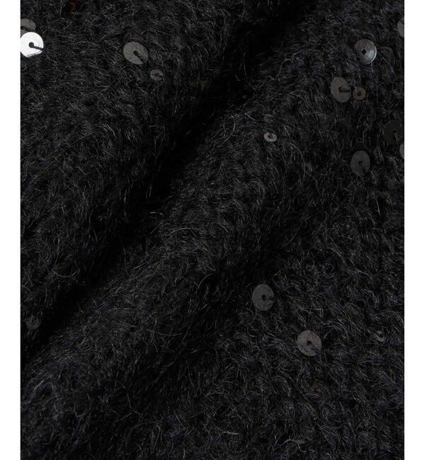 allureville「スパンコールモヘヤキャミ」|ベスト・ジレ|