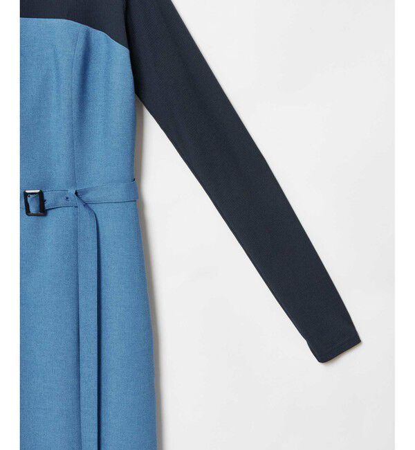 allureville「スラブオックステレコドッキングワンピース」|ワンピース|