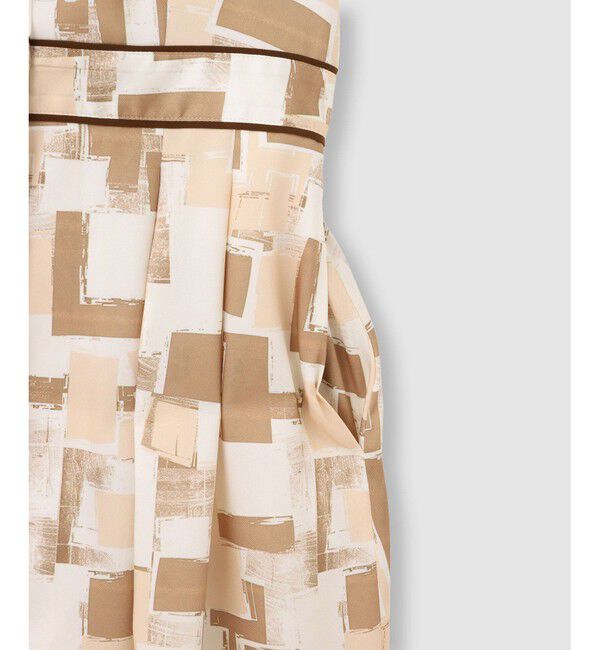 allureville「ジオメトリックSAFARIドレス」|ドレス|