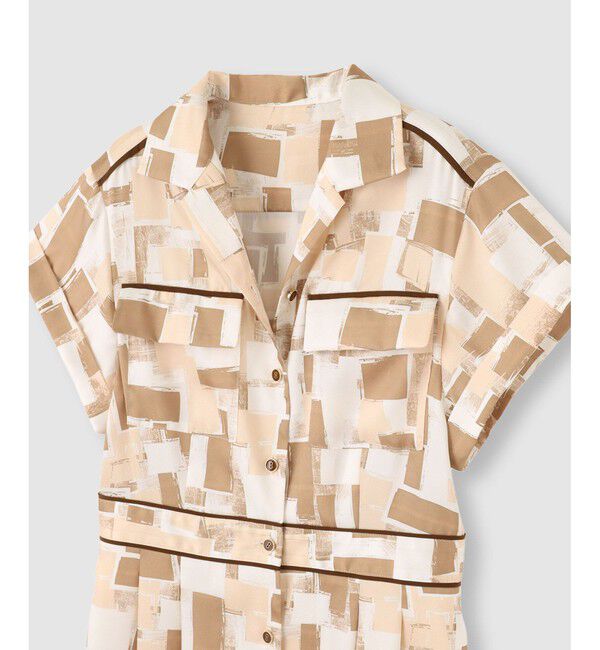 allureville「ジオメトリックSAFARIドレス」|ドレス|