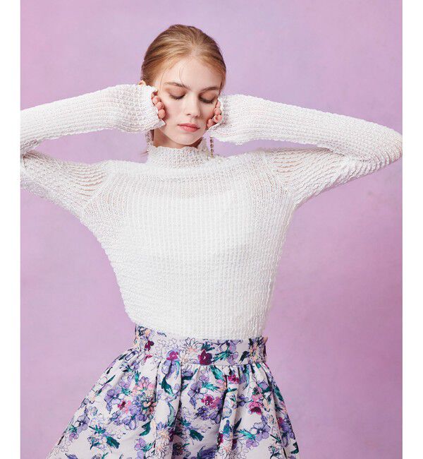 LOULOU WILLOUGHBY「【LOULOU WILLOUGHBY】ティアードラッセルプルオーバー」|Tシャツ・カットソー|