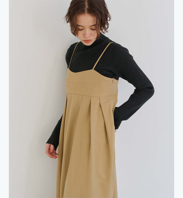 titivate「ランダムリブハイネックニット」|ニット・セーター|