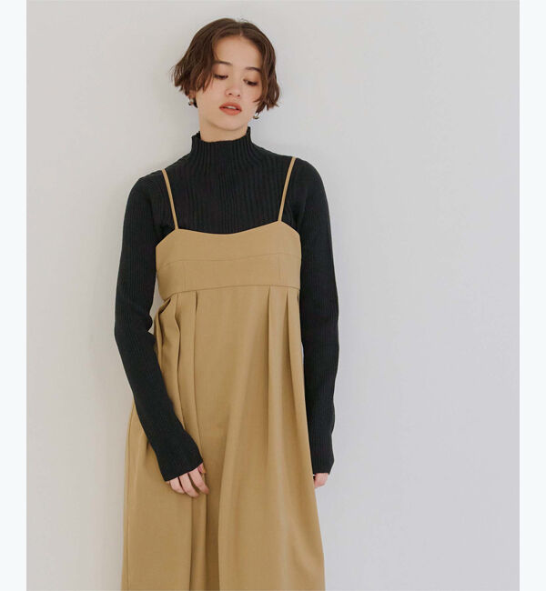 titivate「ランダムリブハイネックニット」|ニット・セーター|