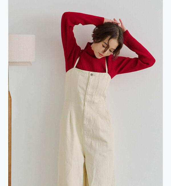 titivate「ランダムリブハイネックニット」|ニット・セーター|